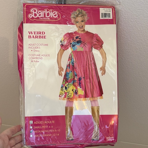 Barbie Movie “Weird Barbie” Costume Dress NWT - Picture 1 of 6